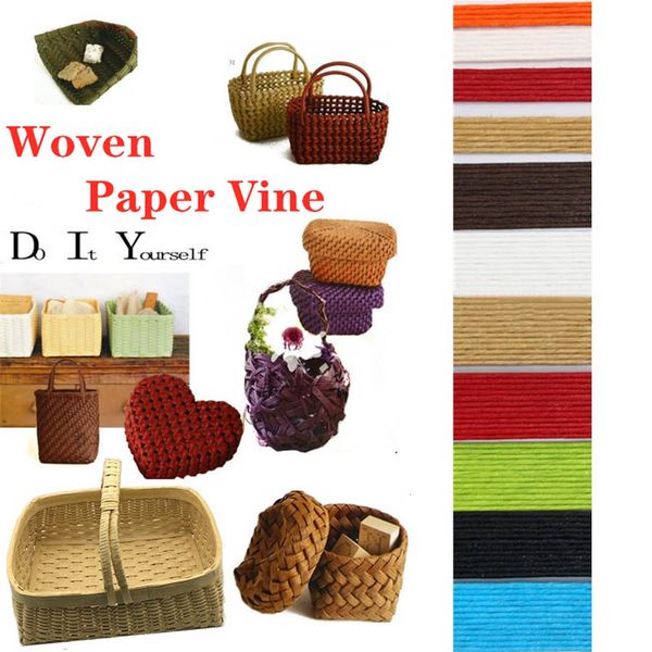 20meters/lot rattan paper yarn cord for crocheting bag basket bendable handmade straw rope diy home decoration accessories, Black;white
20meters/lot rattan paper yarn cord for crocheting bag basket bendable handmade straw rope diy home decoration accessories, Black;white