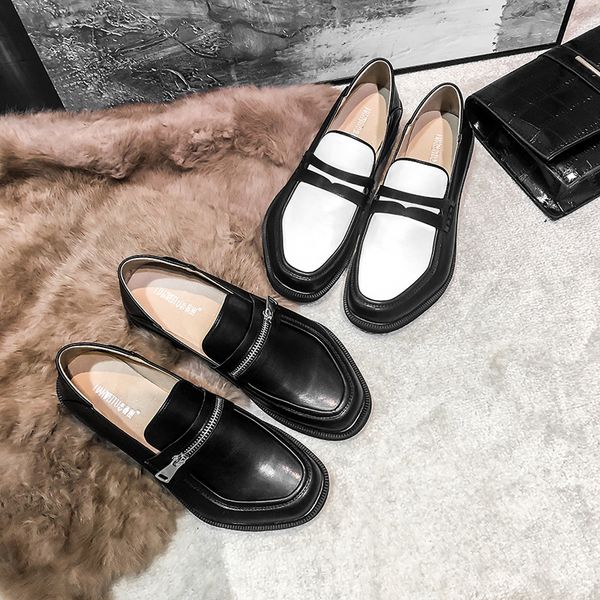 shoes woman flats autumn all-match mixed colors women's heels casual female sneakers british style oxfords square toe dress, Black
shoes woman flats autumn all-match mixed colors women's heels casual female sneakers british style oxfords square toe dress, Black