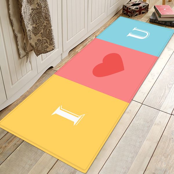 romantic love door mats home door carpet mat bedroom kitchen bathroom mat bathroom