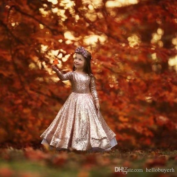 rose gold sequin long sleeve toddler little girls pageant dresses 2019 new flower baby girl first birthday dresses, White;red
rose gold sequin long sleeve toddler little girls pageant dresses 2019 new flower baby girl first birthday dresses, White;red