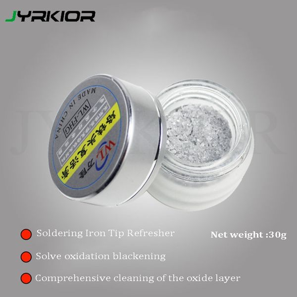 jyrkior mini lead-soldering iron tip refresher resurrection cream clean paste for oxide soldering tips cleaning tool
jyrkior mini lead-soldering iron tip refresher resurrection cream clean paste for oxide soldering tips cleaning tool