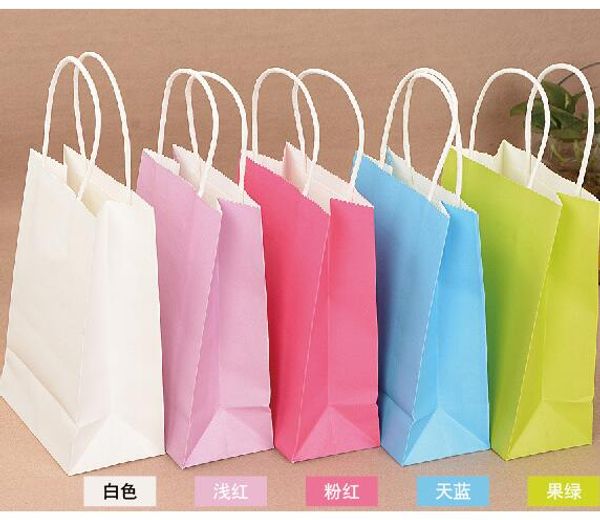 40pcs/lot kraft paper bag with handles 21x15x8cm sweet color festival gift bag for wedding birthday party jewelry paper bags
40pcs/lot kraft paper bag with handles 21x15x8cm sweet color festival gift bag for wedding birthday party jewelry paper bags