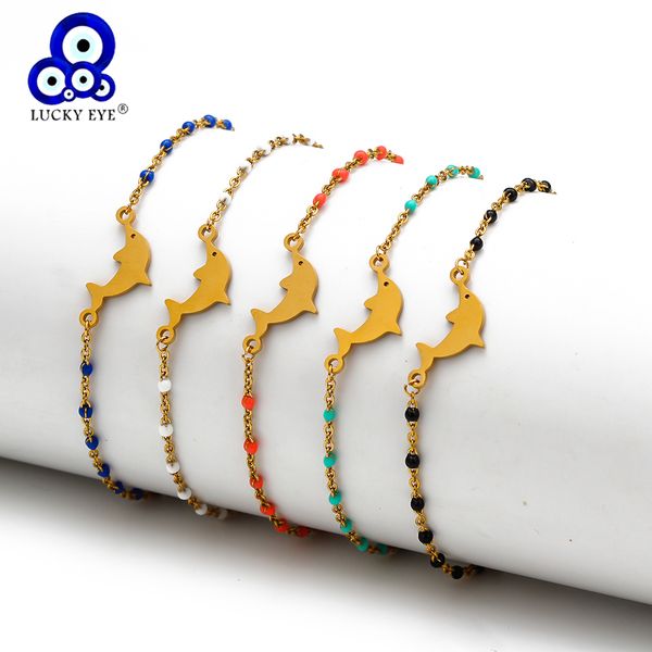 лаки глаз бисер дельфин браслет цвета золота медный плетеный регулируемый браслет для женщин девушки мужчины ювелирной моды ey6635, Golden;silver
лаки глаз бисер дельфин браслет цвета золота медный плетеный регулируемый браслет для женщин девушки мужчины ювелирной моды ey6635, Golden;silver