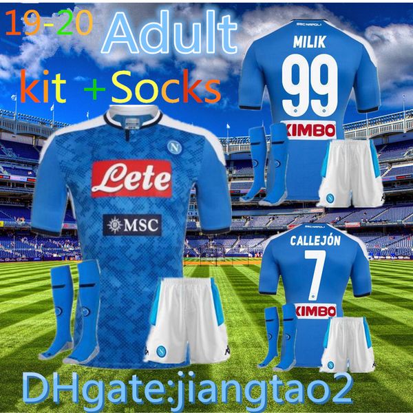 2019 2020 ac napoli home kit+socks soccer jersey 19 20 naples zielinski hamsik insigne mertens callejon verd jerseys football shir, Black
2019 2020 ac napoli home kit+socks soccer jersey 19 20 naples zielinski hamsik insigne mertens callejon verd jerseys football shir, Black