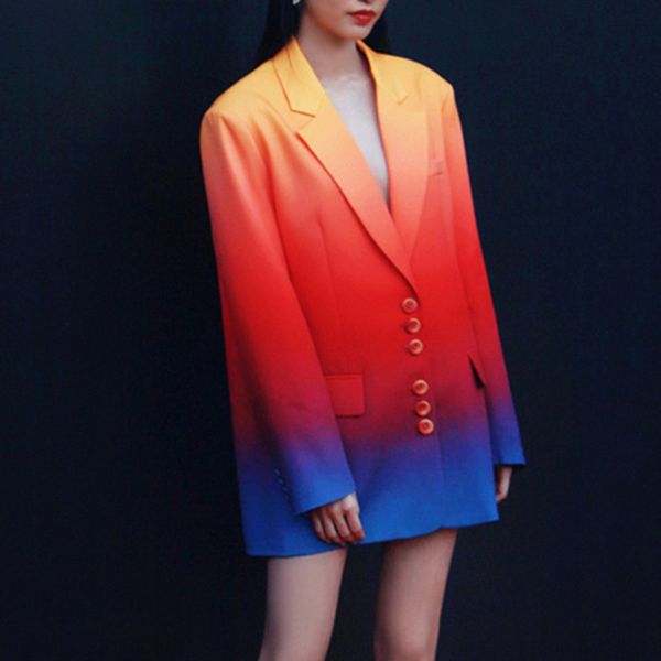 fashion 2019 autumn gradient jacket women button long basic coats jackets female casual baseball long sleeve slim outerwear, Black;red
fashion 2019 autumn gradient jacket women button long basic coats jackets female casual baseball long sleeve slim outerwear, Black;red
