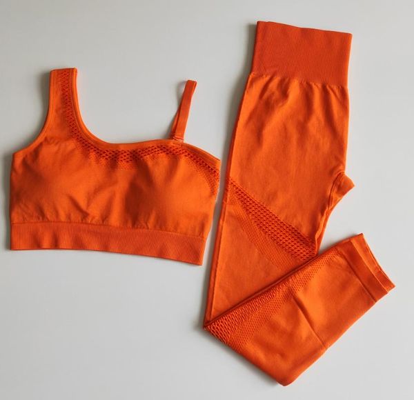 new yoga set women seamless fitness clothing sportswear woman gym leggings padded push-up strappy sports bra 2 pcs sports suits, White;black
new yoga set women seamless fitness clothing sportswear woman gym leggings padded push-up strappy sports bra 2 pcs sports suits, White;black