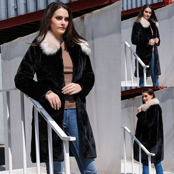 plus size faux fur coat 2019 women fashion solid outerwear faux fur cardigan loose turn-down pocket winter coat female #8534, Black
plus size faux fur coat 2019 women fashion solid outerwear faux fur cardigan loose turn-down pocket winter coat female #8534, Black