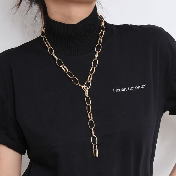 punk hip hop padlock curb cuban long necklace men statement gold color lock pendant necklace women jewelry nightclub, Silver
punk hip hop padlock curb cuban long necklace men statement gold color lock pendant necklace women jewelry nightclub, Silver
