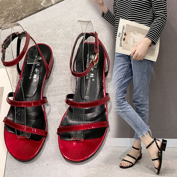 female sandal comfort shoes for women med flat sandals 2020 women's espadrilles platform large size clear heels all-match, Black
female sandal comfort shoes for women med flat sandals 2020 women's espadrilles platform large size clear heels all-match, Black