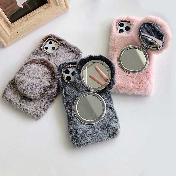 fashion fur plush phone case with mirror for iphone 11 pro max xs max xr 6 6s 7 8 plus lovely furry soft cover gift
fashion fur plush phone case with mirror for iphone 11 pro max xs max xr 6 6s 7 8 plus lovely furry soft cover gift