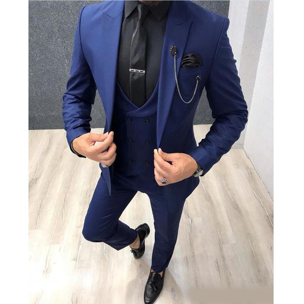 new mens suits slim fit peaked lapel one button wedding tuxedos prom man blazer designs( jacket+pants+tie, Black;gray
new mens suits slim fit peaked lapel one button wedding tuxedos prom man blazer designs( jacket+pants+tie, Black;gray