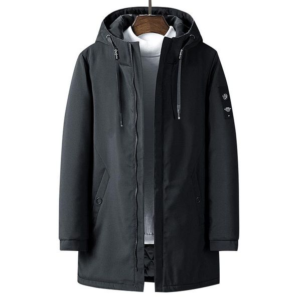 men's down & parkas style coat men fashion casual long cotton trench coats slim male jacket solid color autumn winter windbreaker, Black
men's down & parkas style coat men fashion casual long cotton trench coats slim male jacket solid color autumn winter windbreaker, Black