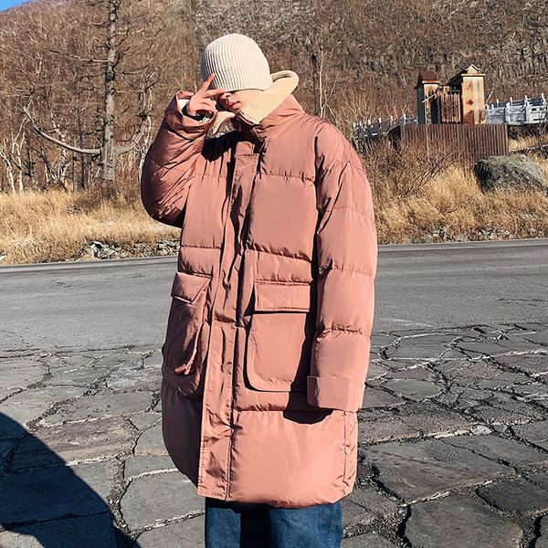 winter thickening lamb fur coat men's warm fashion parka men solid color casual lapel coat man loose cotton long jacket clothes, Black
winter thickening lamb fur coat men's warm fashion parka men solid color casual lapel coat man loose cotton long jacket clothes, Black