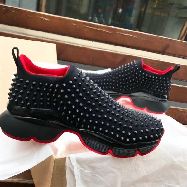 2019 Arrival Krystal Spike Sock Donna Sneakers Designer Sneaker Mens Red Bottoms Shoes Womens Fashion Rivet Flat Shoe Size 35-46
2019 Arrival Krystal Spike Sock Donna Sneakers Designer Sneaker Mens Red Bottoms Shoes Womens Fashion Rivet Flat Shoe Size 35-46