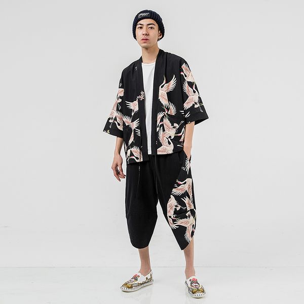 mrdonoo 2019 summer new chinese style men's cotton linen tang suit cardigan kimono coat loose harem pants loose streetwear tz001, Gray
mrdonoo 2019 summer new chinese style men's cotton linen tang suit cardigan kimono coat loose harem pants loose streetwear tz001, Gray