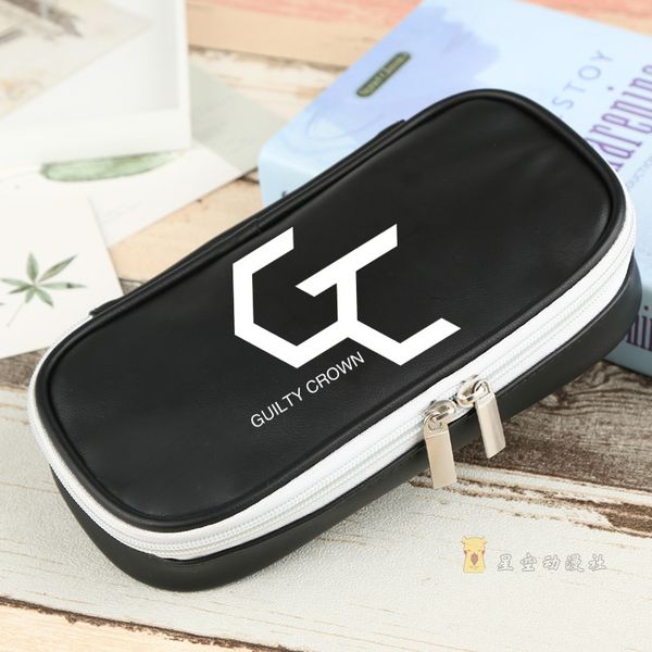 guilty crown cosplay pu leather cosmetic makeup bag student school pen pencil case storage bag gift
guilty crown cosplay pu leather cosmetic makeup bag student school pen pencil case storage bag gift