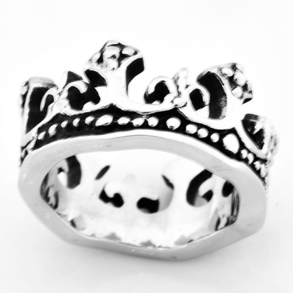 fanssteel stainless steel mens or womens punk vintage jewelry fleur de lis flower royal princess crown medallion ring gift fsr07w84, Silver
fanssteel stainless steel mens or womens punk vintage jewelry fleur de lis flower royal princess crown medallion ring gift fsr07w84, Silver