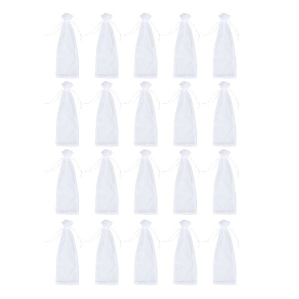 20pcs sheer organza wine bags 14x37cm reusable simple bottle wrap dresses festive packaging baby shower wedding favors samples d
20pcs sheer organza wine bags 14x37cm reusable simple bottle wrap dresses festive packaging baby shower wedding favors samples d