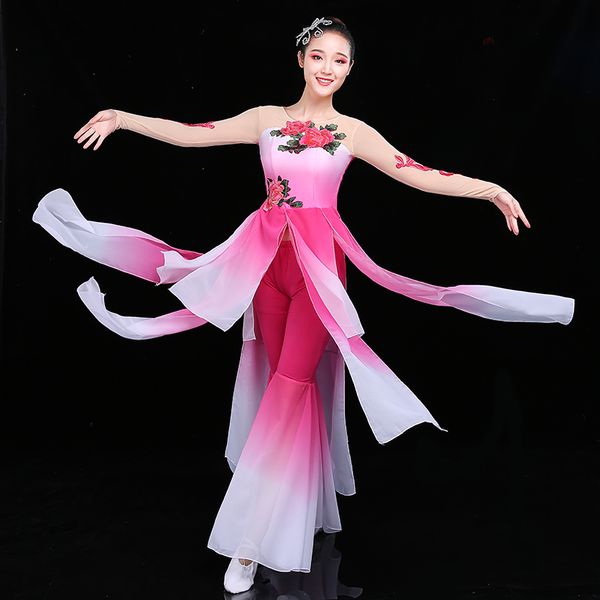 chinese style new style hanfu jasmine classical dance costume female elegant national dance performance costume, Black;red
chinese style new style hanfu jasmine classical dance costume female elegant national dance performance costume, Black;red