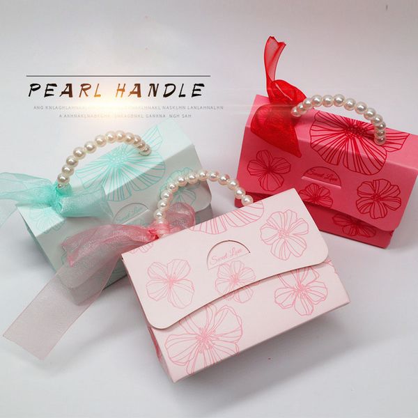 2 size flower pattern gift bags with pearl handle wedding party favor package bags for lipstick jewelry
2 size flower pattern gift bags with pearl handle wedding party favor package bags for lipstick jewelry