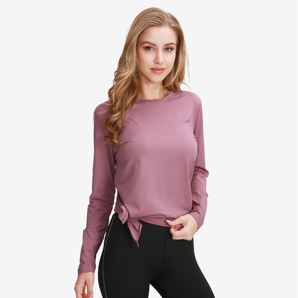 women elastic seamless yoga gym loose yoga shirt long sleeve workout fitness running sport t-shirts sportswear, White;red
women elastic seamless yoga gym loose yoga shirt long sleeve workout fitness running sport t-shirts sportswear, White;red