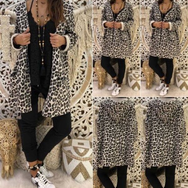 2019 brand fashion leopard coat women long sleeve hooded coat cardigan casual lapel suit jacket autumn winter outwear, Black;brown
2019 brand fashion leopard coat women long sleeve hooded coat cardigan casual lapel suit jacket autumn winter outwear, Black;brown