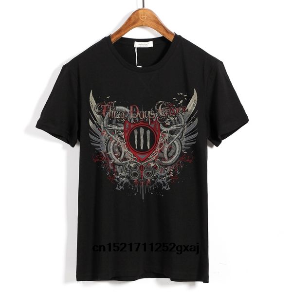 men t shirt fashion three days punk rock summer dress printed t-shirt women, White;black
men t shirt fashion three days punk rock summer dress printed t-shirt women, White;black