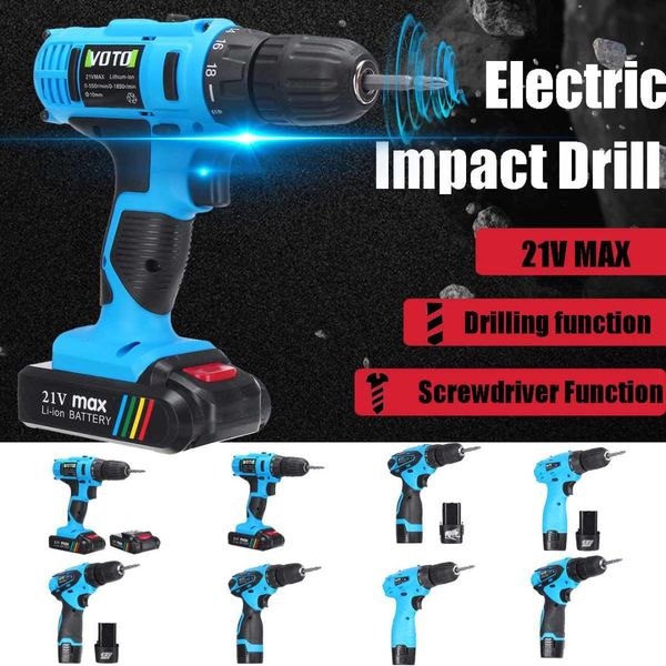 2000mah rechargeable hand drill cordless electric screwdriver impact power tools double speed led 2*lithium battery home diy
2000mah rechargeable hand drill cordless electric screwdriver impact power tools double speed led 2*lithium battery home diy