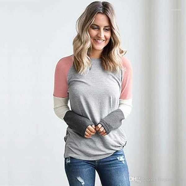 blouse fashion designer solid long sleeve tshirt womens casual crew neck slim clothes spring female panelled, White
blouse fashion designer solid long sleeve tshirt womens casual crew neck slim clothes spring female panelled, White