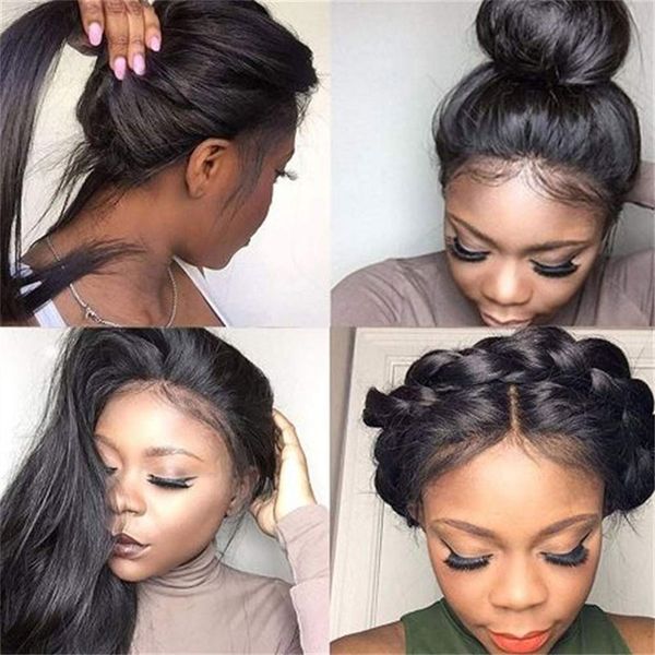 straight human hair wig with pre plucked hairline for black women malaysian remy hair 13x4 lace front human hair wigs, Black;brown
straight human hair wig with pre plucked hairline for black women malaysian remy hair 13x4 lace front human hair wigs, Black;brown