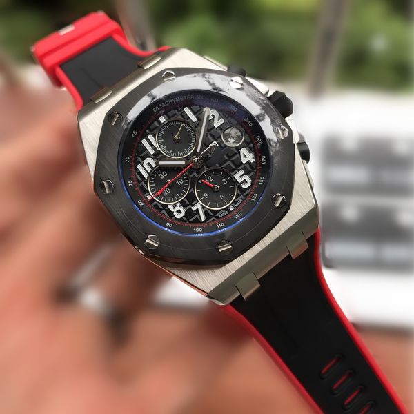 luxury mens watches sport silicone strap import mechanical automatic watch 45mm black dial 316l stainless steel wristwatch box r143, Slivery;brown
luxury mens watches sport silicone strap import mechanical automatic watch 45mm black dial 316l stainless steel wristwatch box r143, Slivery;brown