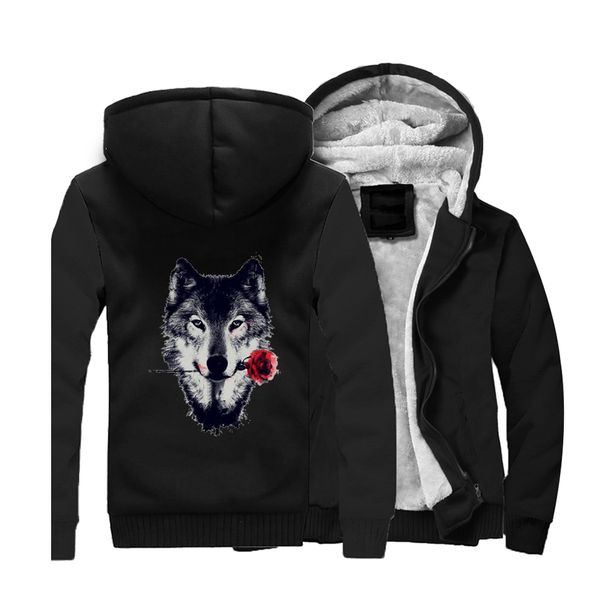 wolf streetwear hoodies jacket coat men winter keep warm thicken sweatshirts fashion streetwear, Black
wolf streetwear hoodies jacket coat men winter keep warm thicken sweatshirts fashion streetwear, Black