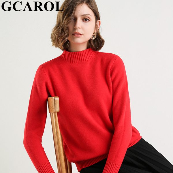 gcarol new fall winter women half turtleneck sweater 30 % wool minimalist knitted pullover thread collar thick oversize jumper, White;black
gcarol new fall winter women half turtleneck sweater 30 % wool minimalist knitted pullover thread collar thick oversize jumper, White;black