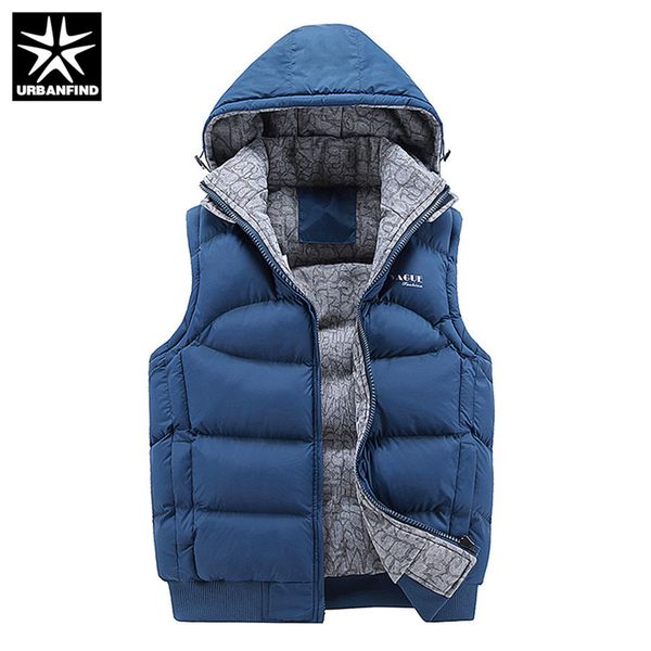 urbanfind fashion sleeveless jacket 2018 men thickening cotton vest hat hooded warm vest winter waistcoat men casual windbreaker, Black;white
urbanfind fashion sleeveless jacket 2018 men thickening cotton vest hat hooded warm vest winter waistcoat men casual windbreaker, Black;white