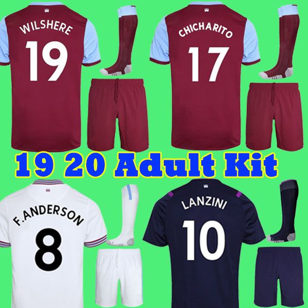 19 20 West soccer jersey United third 2019 2020 Ham NOBLE ANDERSON football shirt ARNAUTOVIC ANTONIO LANZINI CHICHARITO uniforms Adult kit
19 20 West soccer jersey United third 2019 2020 Ham NOBLE ANDERSON football shirt ARNAUTOVIC ANTONIO LANZINI CHICHARITO uniforms Adult kit