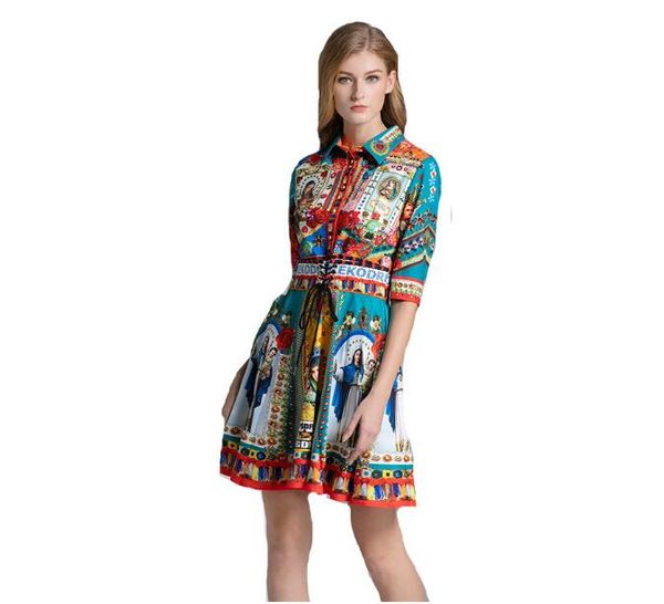 2019 notre-dame de paris women formal dress elegant luxury 3d printed shirt dress casual spring summer dressing good quality, White;black
2019 notre-dame de paris women formal dress elegant luxury 3d printed shirt dress casual spring summer dressing good quality, White;black