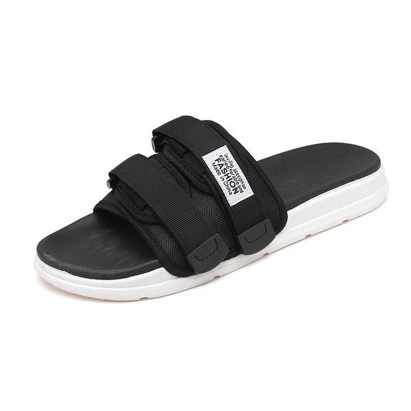 2020 summer men slippers hook&loop canvas casual lovers shoes slip-on beach slippers summer flip flops plus size 35-46, Black
2020 summer men slippers hook&loop canvas casual lovers shoes slip-on beach slippers summer flip flops plus size 35-46, Black