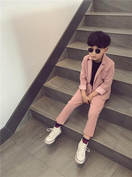 boy double breasted suits kids wedding clothes coat+pants children costume stage performance host shows suits 90-140 pink black
boy double breasted suits kids wedding clothes coat+pants children costume stage performance host shows suits 90-140 pink black