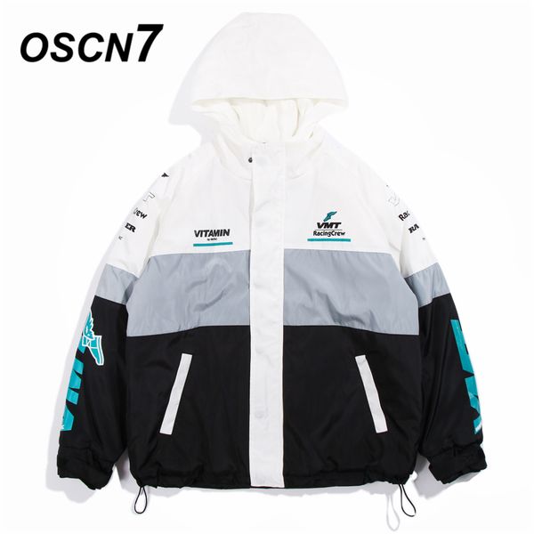 oscn7 casual funny color block oversize padded hooded jackets men 2019 japanese streetwear loose casual women jackets coat w329, Black
oscn7 casual funny color block oversize padded hooded jackets men 2019 japanese streetwear loose casual women jackets coat w329, Black