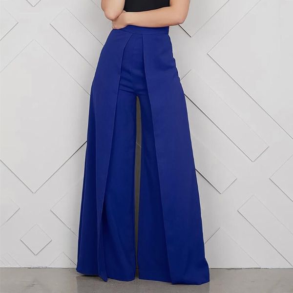 2019 new style women fashion casual high waist solid color zipper loose wide pants long trousers z817, Black
2019 new style women fashion casual high waist solid color zipper loose wide pants long trousers z817, Black