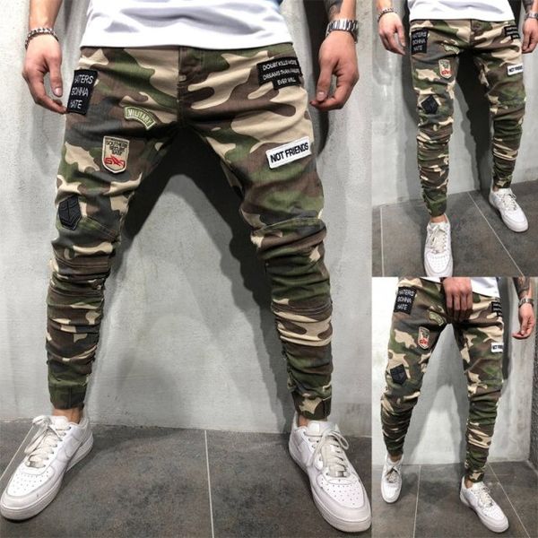 men's striped jeans applique skinny army green stripe fashion pants elegantes calas street style casual trousers, Blue
men's striped jeans applique skinny army green stripe fashion pants elegantes calas street style casual trousers, Blue