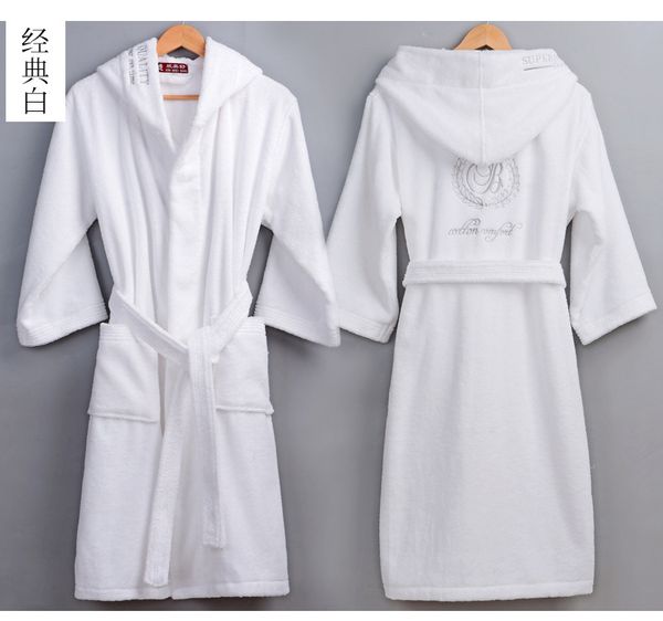 men's winter bathrobe male long thick warm terry towel dressing gown couple home hooded bath robes, Black;brown
men's winter bathrobe male long thick warm terry towel dressing gown couple home hooded bath robes, Black;brown