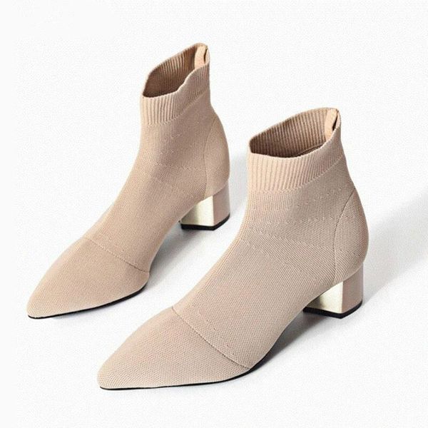 lzj 2018 autumn winter new knitted elastic socks boots solid medium heeled short boots women point toe ankle s1062, Black
lzj 2018 autumn winter new knitted elastic socks boots solid medium heeled short boots women point toe ankle s1062, Black