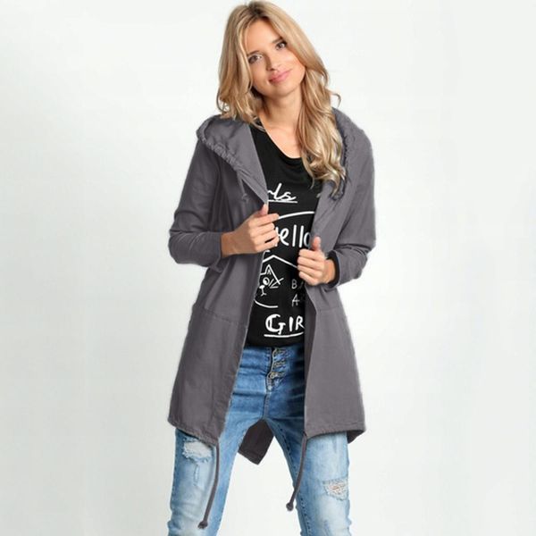 women waterproof pocket hooded trench autumn casual solid full sleeves solid outwear fashion new 2019 female clothes, Tan;black
women waterproof pocket hooded trench autumn casual solid full sleeves solid outwear fashion new 2019 female clothes, Tan;black
