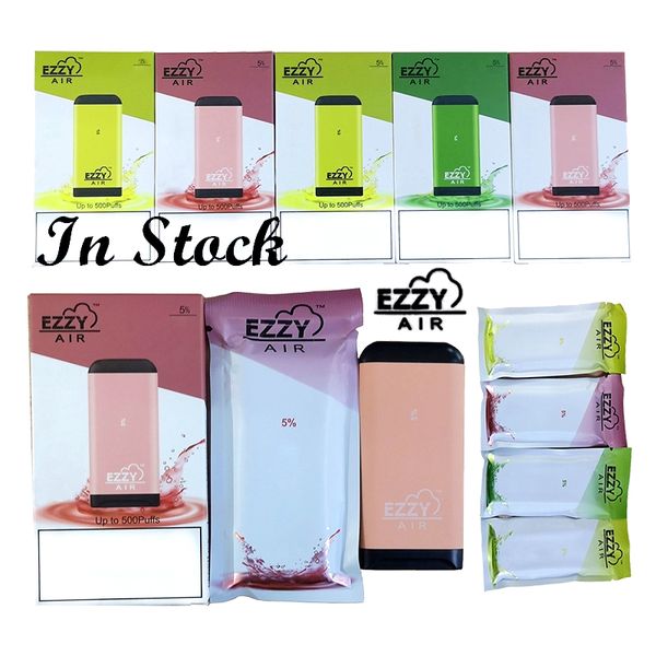 Hot EZZY Air Disposable Vapes Pens Packaging Pod Device E Cigarettes ezzy air Oil Cartridge 2.7ml Starter Kits Empty Pod Packaging Vaporizer
Hot EZZY Air Disposable Vapes Pens Packaging Pod Device E Cigarettes ezzy air Oil Cartridge 2.7ml Starter Kits Empty Pod Packaging Vaporizer