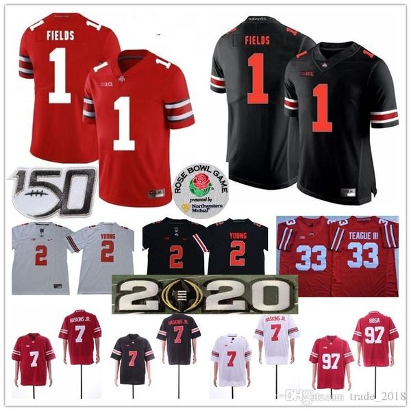 2020 championship ohio state buckeyes 1 justin fields jersey osu 2 chase young jk dobbins haskins nick bosa elliott eddie george ncaa jersey, Black;red
2020 championship ohio state buckeyes 1 justin fields jersey osu 2 chase young jk dobbins haskins nick bosa elliott eddie george ncaa jersey, Black;red