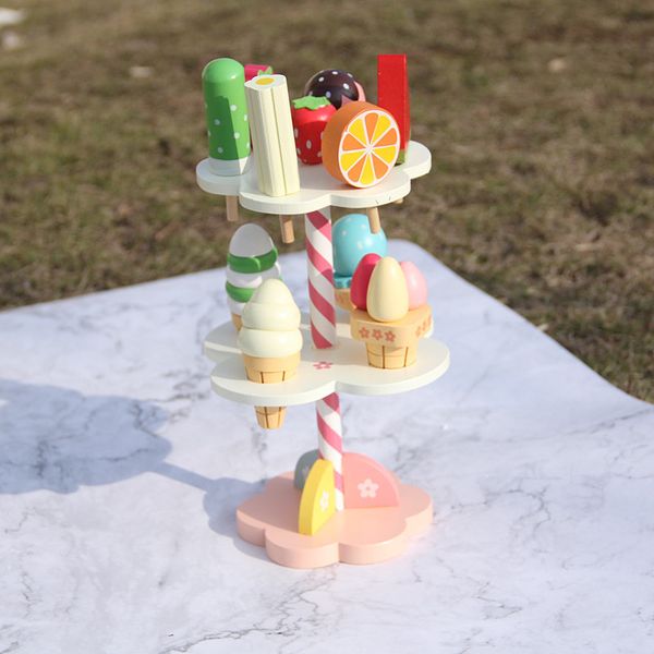 children's strawberry three-tiered diy ice cream ice cream table simulation house kitchen children's wooden toys
children's strawberry three-tiered diy ice cream ice cream table simulation house kitchen children's wooden toys