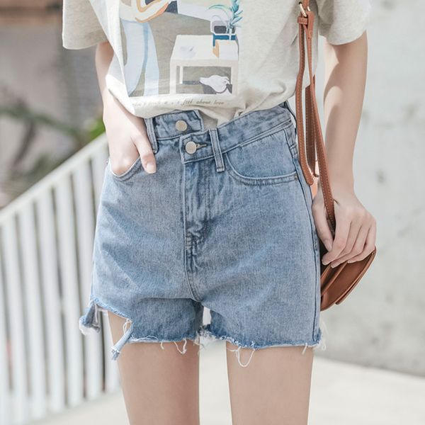 new summer casual high waist short jeans women streetwear loose mini denim shorts asymmetrical wild ripped cool wide leg pants, Blue
new summer casual high waist short jeans women streetwear loose mini denim shorts asymmetrical wild ripped cool wide leg pants, Blue