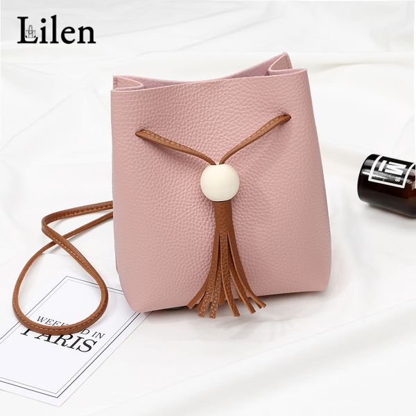 lilen mini fashion bucket bag simple wooden beads tassel hanging casual shoulder messenger women bag
lilen mini fashion bucket bag simple wooden beads tassel hanging casual shoulder messenger women bag