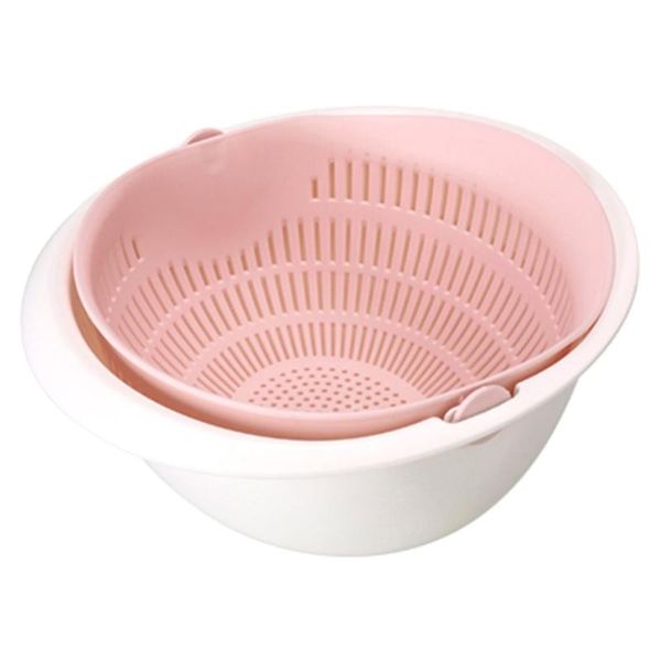 white pink gray color detachable double-layer hollow fruit and vegetable drain basket washed rice noodle
white pink gray color detachable double-layer hollow fruit and vegetable drain basket washed rice noodle